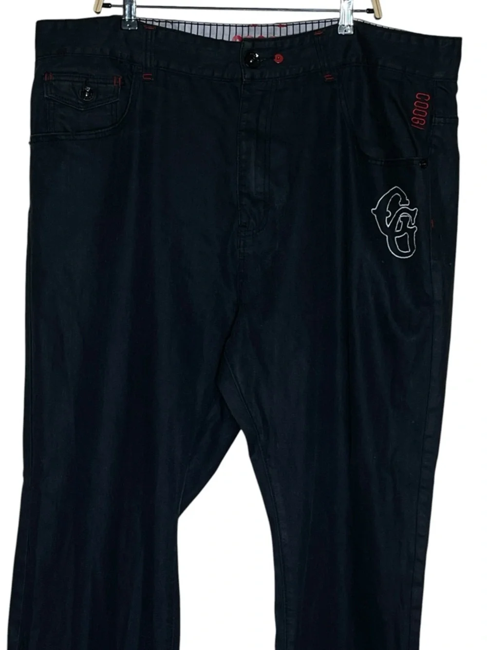 Coogi Baggy Black Jeans Size 44 x 34